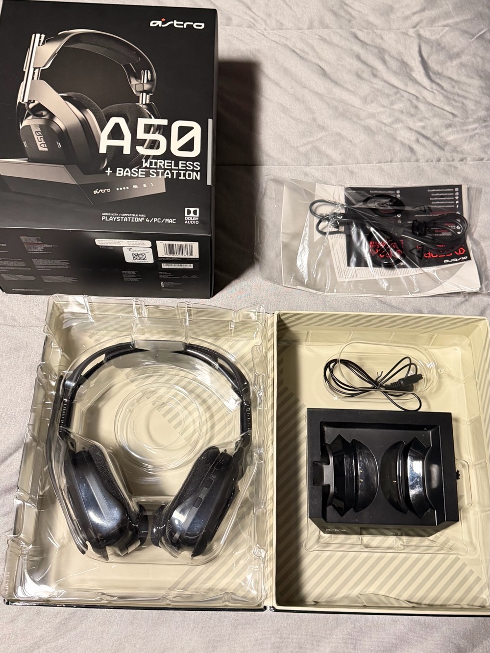 Astro A50 Wireless Gaming Headset with Base Station — Black